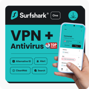 Surfshark One (Antivirus + VPN) 1 an